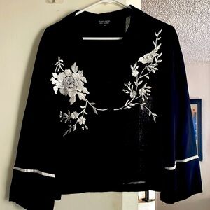 Top shop blouse black